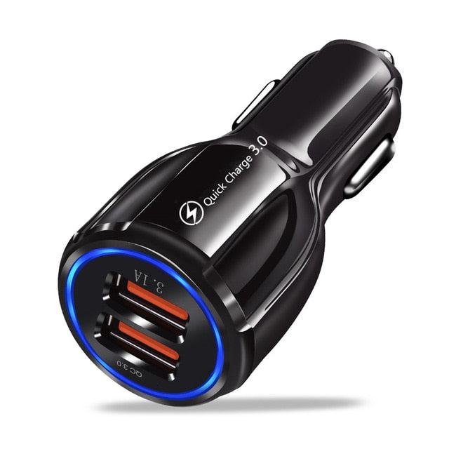 Car USB Fast Mobile Phone Charger - TurboRobot