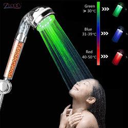 Color Changing LED Anion Spa Shower Head - TurboRobot